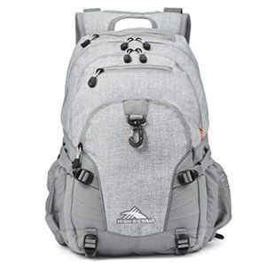 NWT High Sierra Backpack Waterproof Commute Hike Business Travel Silver Gray